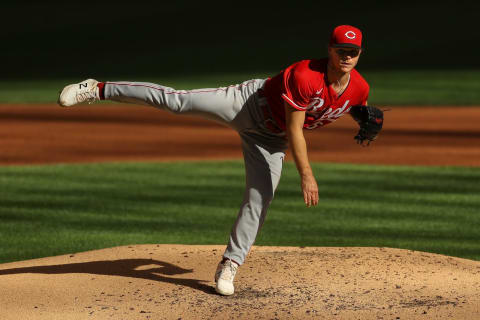 MILWAUKEE, WISCONSIN – AUGUST 27: Sonny Gray #54 of the Cincinnati Reds pitches. (Photo by Dylan Buell/Getty Images)