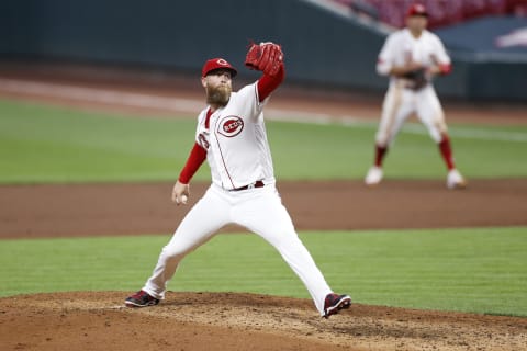 CINCINNATI, OH – SEPTEMBER 01: Archie Bradley #23 of the Cincinnati Reds pitches during a game against the St Louis Cardinals. (Photo by Joe Robbins/Getty Images)