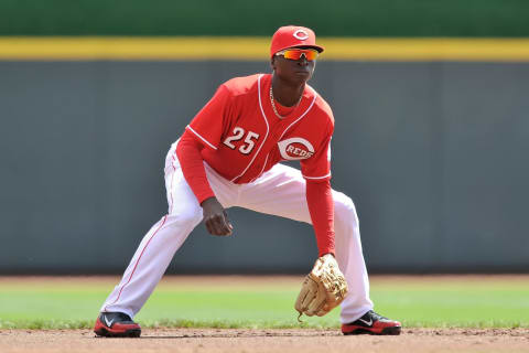 CINCINNATI, OH – SEPTEMBER 9: Didi Gregorius #25 of the Cincinnati Reds plays shortstop. (Photo by Jamie Sabau/Getty Images)