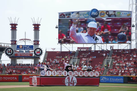 CINCINNATI, OH – JUNE 26: Former Cincinnati Reds great Pete Rose (Photo by Joe Robbins/Getty Images)