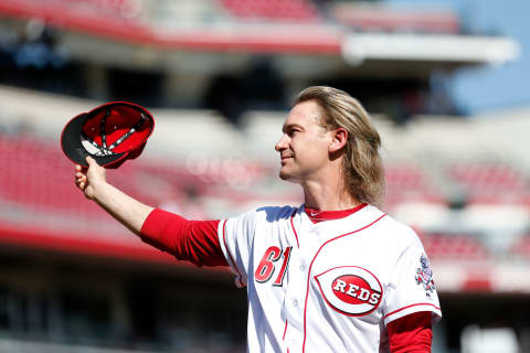 CINCINNATI, OH – SEPTEMBER 23: Bronson Arroyo #61 of the Cincinnati Reds (Photo by Kirk Irwin/Getty Images)