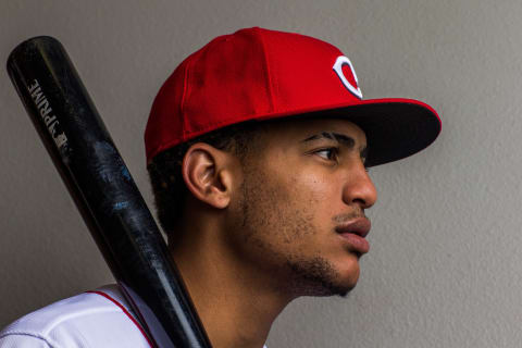 GOODYEAR, AZ – FEBRUARY 20: Jose Siri #85 of the Cincinnati Reds poses for a portrait at the Cincinnati Reds Player Development Complex on February 20, 2018 in Goodyear, Arizona. (Photo by Rob Tringali/Getty Images)