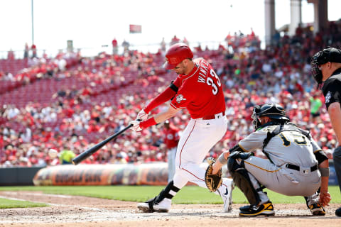 Jesse Winker of the Cincinnati Reds (Photo by Kirk Irwin/Getty Images)