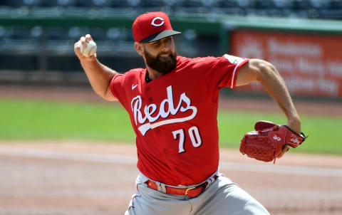 PITTSBURGH, PA – SEPTEMBER 06: Tejay Antone #70 of the Cincinnati Reds delivers a pitch. (Photo by Justin Berl/Getty Images)