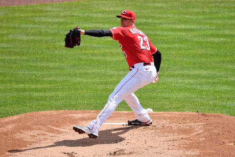 CINCINNATI, OH – APRIL 4: Jeff Hoffman #23 of the Cincinnati Reds pitches. (Photo by Jamie Sabau/Getty Images)