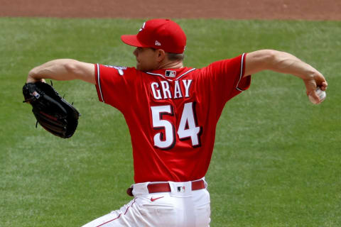 CINCINNATI, OHIO – MAY 05: Sonny Gray #54 of the Cincinnati Reds pitches in the first inning. (Photo by Dylan Buell/Getty Images)