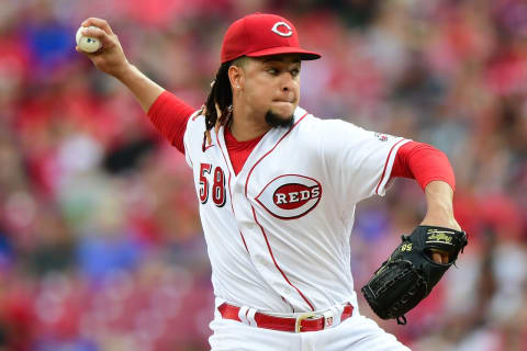 CINCINNATI, OHIO – JULY 17: Luis Castillo #58 of the Cincinnati Reds pitches. (Photo by Emilee Chinn/Getty Images)