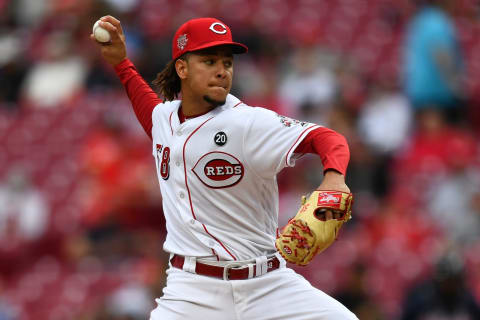 CINCINNATI, OH – APRIL 25: Luis Castillo #58 of the Cincinnati Reds pitches in the second inning against the Atlanta Braves at Great American Ball Park on April 25, 2019 in Cincinnati, Ohio. (Photo by Jamie Sabau/Getty Images)