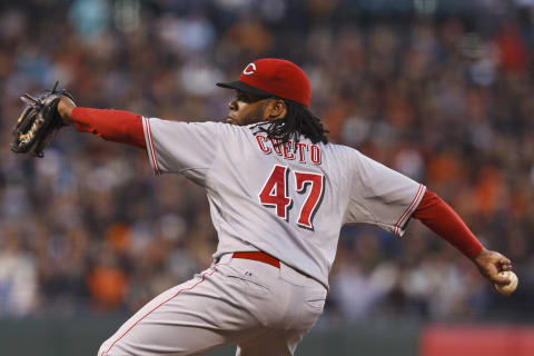 SAN FRANCISCO, CA – JUNE 28: Johnny Cueto #47 of the Cincinnati Reds (Photo by Jason O. Watson/Getty Images)