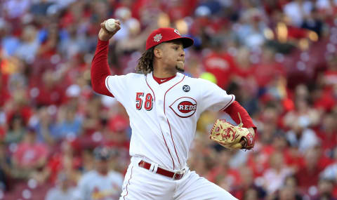 CINCINNATI, OHIO – AUGUST 16: Luis Castillo #58 of the Cincinnati Reds (Photo by Andy Lyons/Getty Images)