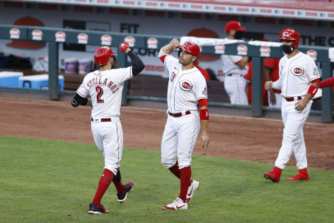 CINCINNATI, OH – JULY 29: Nick Castellanos #2 of the Cincinnati Reds (Photo by Joe Robbins/Getty Images)