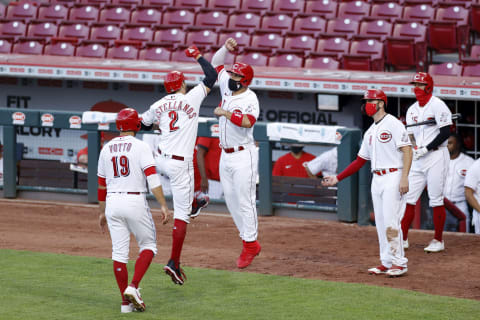 CINCINNATI, OH – JULY 29: Nick Castellanos #2 of the Cincinnati Reds (Photo by Joe Robbins/Getty Images)