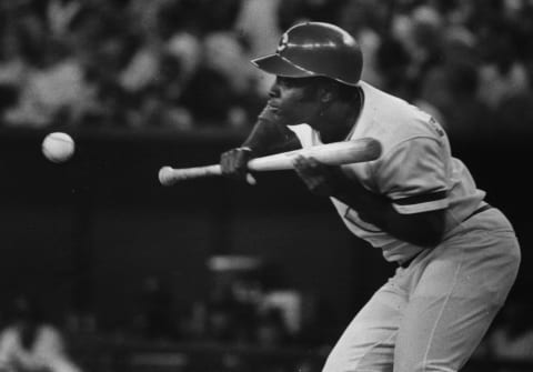 SEPTEMBER 1979: Joe Morgan eyes the ball on bunt attempt.The Enquirer/Michael E. Keatingscanned September 14, 2012