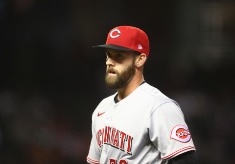 Apr 9, 2021; Phoenix, Arizona, USA; Cincinnati Reds pitcher Tejay Antone. Mandatory Credit: Mark J. Rebilas-USA TODAY Sports