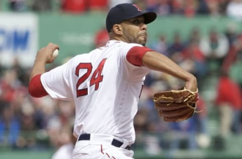 Apr 11, 2016; Boston, MA, USA; Boston Red Sox starting pitcher David Price (24) throws a pitch against the Baltimore Orioles in the first inning at Fenway Park. Mandatory Credit: David Butler II-USA TODAY Sports