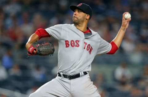 Jul 17, 2016; Bronx, NY, USA; Boston Red Sox starting pitcher David Price (24) pitches against the New York Yankees during the second inning at Yankee Stadium. Mandatory Credit: Brad Penner-USA TODAY Sports