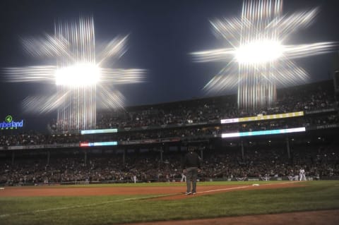 Oct 2, 2016; Boston, MA, USA; (EDITORS NOTE: a star filter used in the creation of this image) Boston Red Sox designated hitter David Ortiz (34) bats during the ninth inning against the Toronto Blue Jays at Fenway Park. Mandatory Credit: Bob DeChiara-USA TODAY Sports