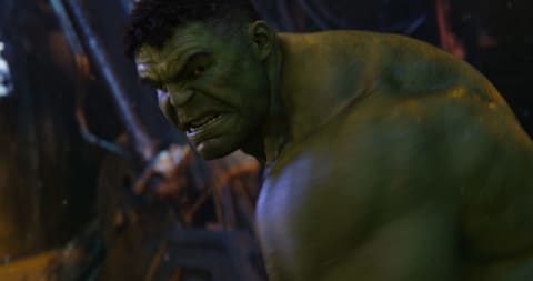 Marvel Studios’ AVENGERS: INFINITY WAR Hulk (Mark Ruffalo) Photo: Film Frame ©Marvel Studios 2018