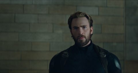 Marvel Studios’ AVENGERS: INFINITY WAR Captain America/Steve Rogers (Chris Evans) Photo: Film Frame ©Marvel Studios 2018