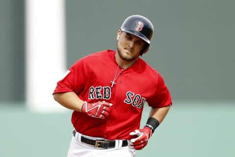 FORT MYERS, FLORIDA – FEBRUARY 27: Michael Chavis #65 of the Boston Red Sox rounds the bases after hitting a three-run home run in the fourth inning against the Baltimore Orioles during the Grapefruit League spring training game at JetBlue Park at Fenway South on February 27, 2019 in Fort Myers, Florida. (Photo by Michael Reaves/Getty Images)