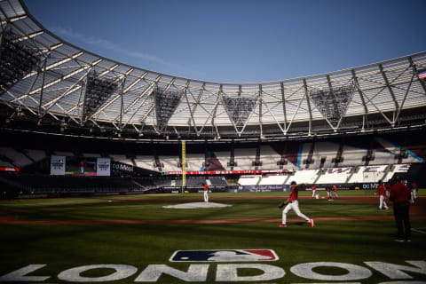 LONDON, ENGLAND – JUNE 28: General view of the London Stadium on June 28, 2019 in London, England. The New York Yankees are playing the Boston Red Sox this weekend in the first Major League Baseball game to be held in Europe. (Photo by Peter Summers/Getty Images)