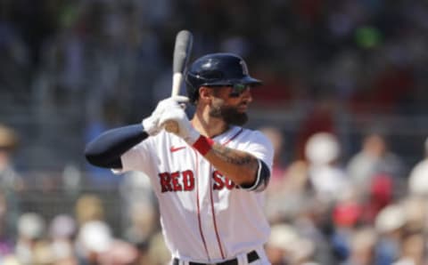 FORT MYERS, FLORIDA – FEBRUARY 29: Kevin Pillar #5 of the Boston Red Sox at bat against the New York Yankees during the third inning of a Grapefruit League spring training game at JetBlue Park at Fenway South on February 29, 2020 in Fort Myers, Florida. (Photo by Michael Reaves/Getty Images)