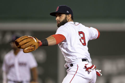 BOSTON, MA – SEPTEMBER 2: Jose Peraza #3 of the Boston Red Sox (Photo by Billie Weiss/Boston Red Sox/Getty Images)