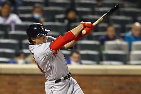 NEW YORK, NEW YORK – APRIL 27: Bobby Dalbec #29 of the Boston Red Sox in action against the New York Mets at Citi Field on April 27, 2021 in New York City. Boston Red Sox defeated the New York Mets 2-1. (Photo by Mike Stobe/Getty Images)