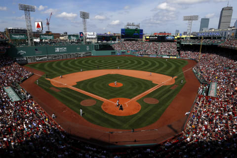 BOSTON, MASSACHUSETTS – JUNE 27: A general view of the game between the Boston Red Sox and the New York Yankees at Fenway Park on June 27, 2021 in Boston, Massachusetts. (Photo by Maddie Meyer/Getty Images)