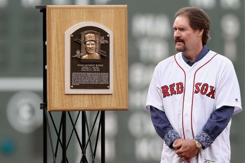 BOSTON, MA – MAY 26: Wade Boggs looks on during his number 26 retirement ceremony before the game between the Boston Red Sox and the Colorado Rockies at Fenway Park on May 26, 2016 in Boston, Massachusetts. (Photo by Maddie Meyer/Getty Images)