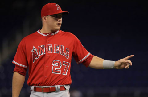 MIAMI, FL – MAY 26: Mike Trout