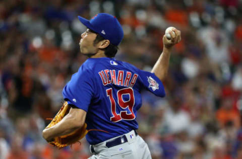 BALTIMORE, MD – JULY 14: Koji Uehara #19 of the Chicago Cubs pitches to a Baltimore Orioles batter in the eighth inning at Oriole Park at Camden Yards on July 14, 2017 in Baltimore, Maryland. (Photo by Rob Carr/Getty Images)