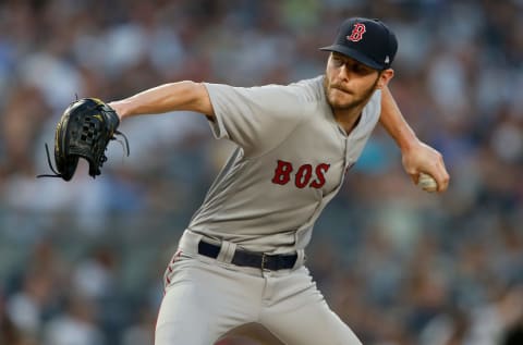 NEW YORK, NY – JUNE 30: Chris Sale #41 of the Boston Red Sox pitches in the second inning against the New York Yankees at Yankee Stadium on June 30, 2018 in the Bronx borough of New York City. (Photo by Jim McIsaac/Getty Images)