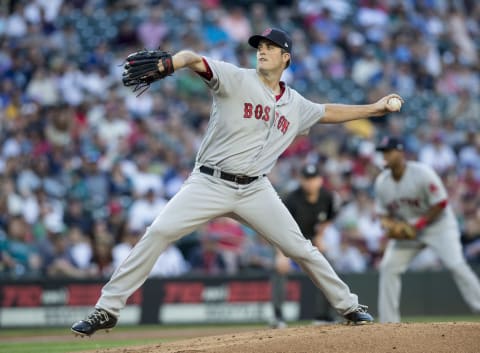 SEATTLE, WA – JULY 25: Starter Drew Pomeranz (Photo by Stephen Brashear/Getty Images)