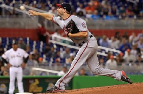 MIAMI, FL – AUGUST 01: Max Scherzer (Photo by Mike Ehrmann/Getty Images)