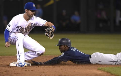 KANSAS CITY, MO – AUGUST 4: Jarrod Dyson . (Photo by Ed Zurga/Getty Images)