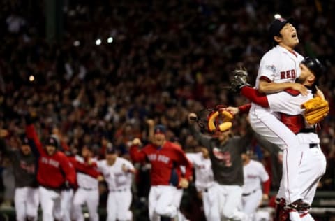 BOSTON, MA – OCTOBER 30: Koji Uehara (Photo by Rob Carr/Getty Images)