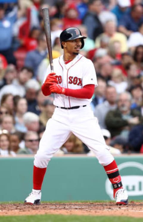 BOSTON, MA – APRIL 15: Mookie Betts