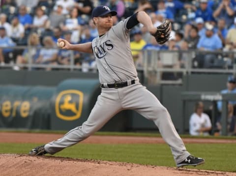 BALTIMORE, MD – SEPTEMBER 22: Starting pitcher Alex Cobb (Photo by Patrick Smith/Getty Images)