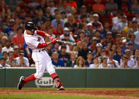 BOSTON, MA – SEPTEMBER 05: Mookie Betts (Photo by Omar Rawlings/Getty Images)