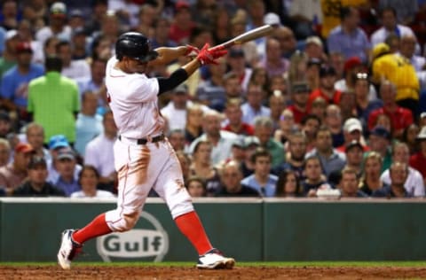 BOSTON, MA – SEPTEMBER 27: Xander Bogaerts (Photo by Maddie Meyer/Getty Images)