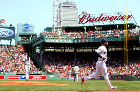 BOSTON, MA – AUGUST 06: Eduardo Nunez (Photo by Adam Glanzman/Getty Images)