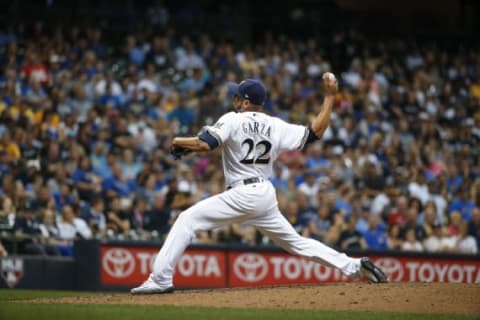 MILWAUKEE, WI – SEPTEMBER 16: Matt Garza (Photo by John Konstantaras/Getty Images)