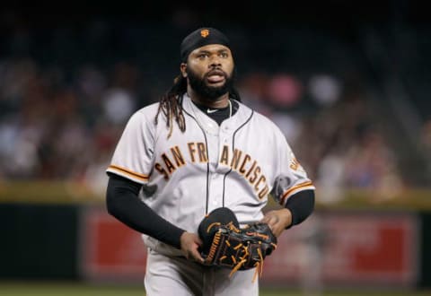 PHOENIX, AZ – SEPTEMBER 25: Johnny Cueto (Photo by Ralph Freso/Getty Images)