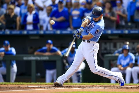 KANSAS CITY, MO – OCTOBER 01: Eric Hosmer (Photo by Brian Davidson/Getty Images)