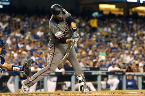 LOS ANGELES, CA – OCTOBER 07: J.D. Martinez (Photo by Sean M. Haffey/Getty Images)