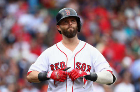 BOSTON, MA – OCTOBER 08: Dustin Pedroia (Photo by Maddie Meyer/Getty Images)