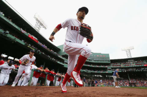 BOSTON, MA – OCTOBER 09: Mookie Betts (Photo by Maddie Meyer/Getty Images)