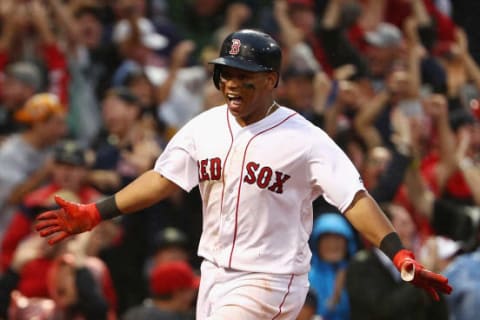 BOSTON, MA – OCTOBER 09: Rafael Devers (Photo by Maddie Meyer/Getty Images)