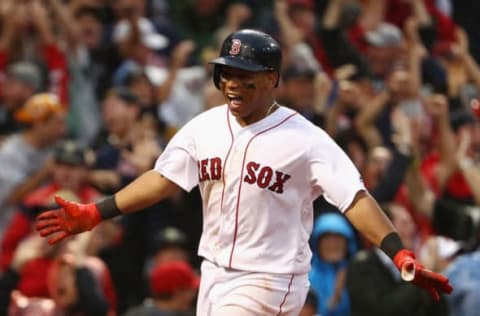 BOSTON, MA – OCTOBER 09: Rafael Devers (Photo by Maddie Meyer/Getty Images)